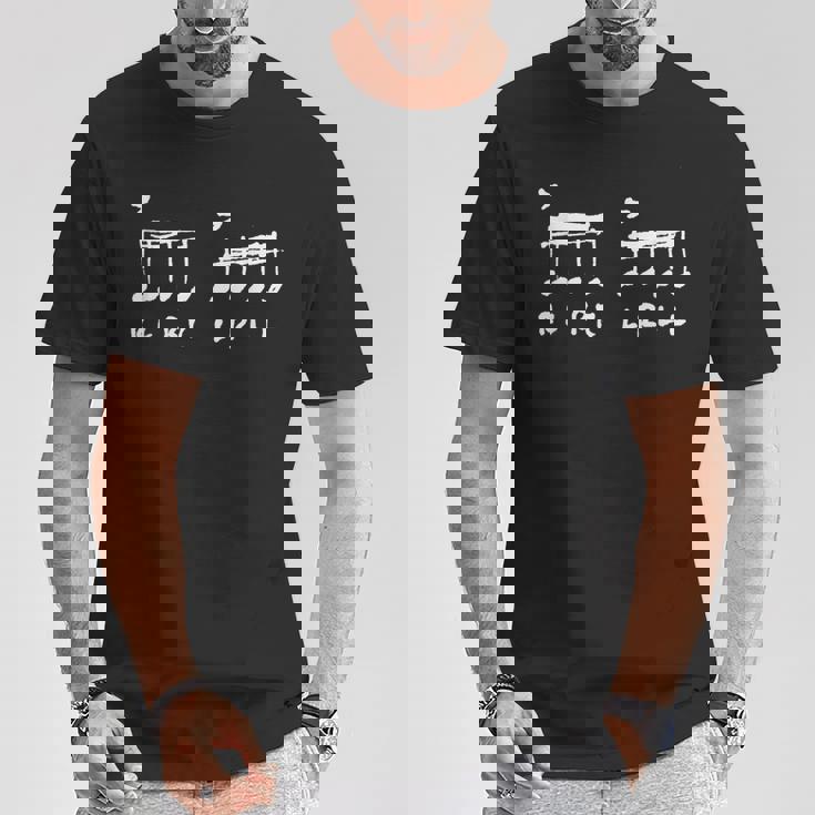 成功のためのパラディドル Rlrrlrll Tシャツ 面白い贈り物