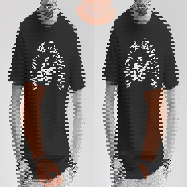 指揮者を見る 長袖tシャツ Tシャツ 面白い贈り物