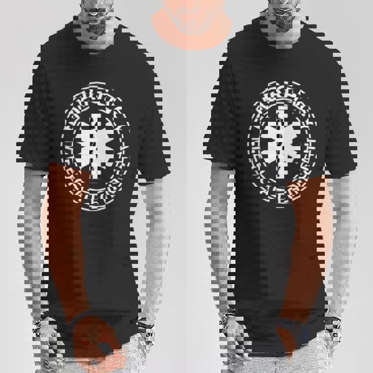 救急医療技術者 Emt Ems メンズ レディース 救急救命士 長袖tシャツ Tシャツ 面白い贈り物