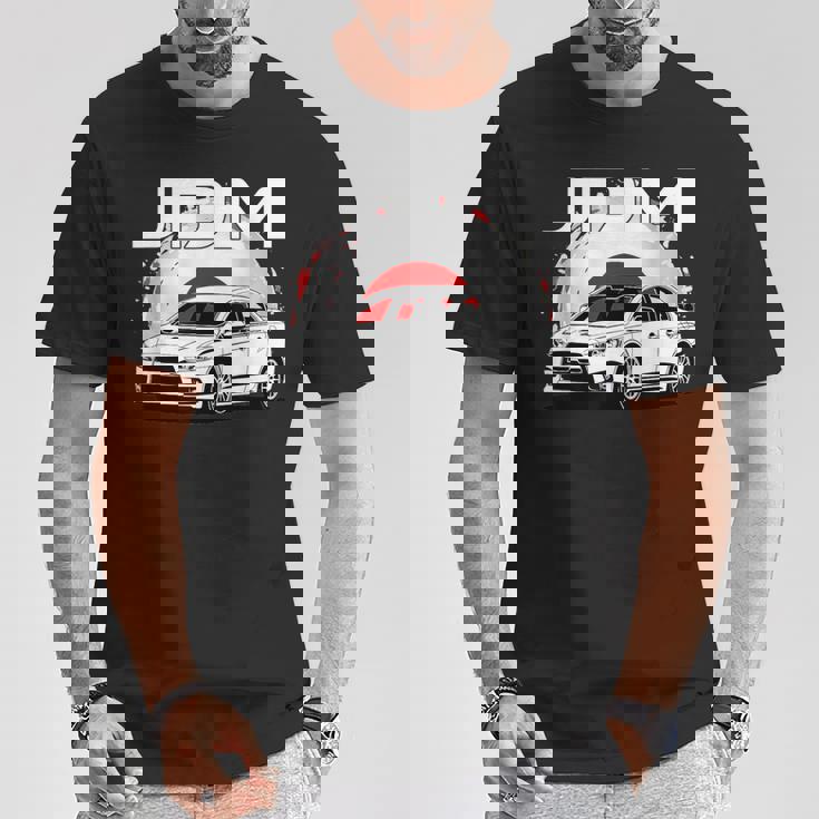 日の丸ラリーカー。日本国内市場の車。 Jdm Tシャツ 面白い贈り物