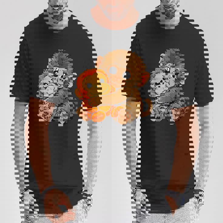 日本 かわいい 赤ちゃん モンキー パンチ ニホンザル パンチくん Tシャツ 面白い贈り物