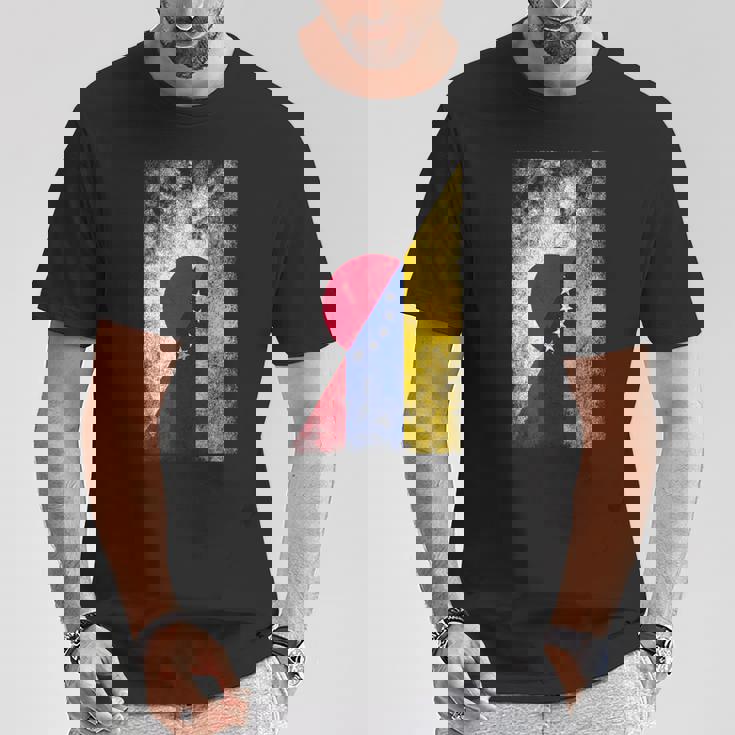 日本ベネズエラ国旗 日本のベネズエラ。 Tシャツ 面白い贈り物