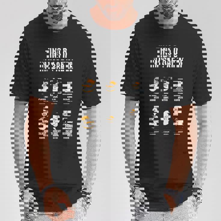 暇なときにすることハムスターおもしろいハムスター好き Tシャツ 面白い贈り物