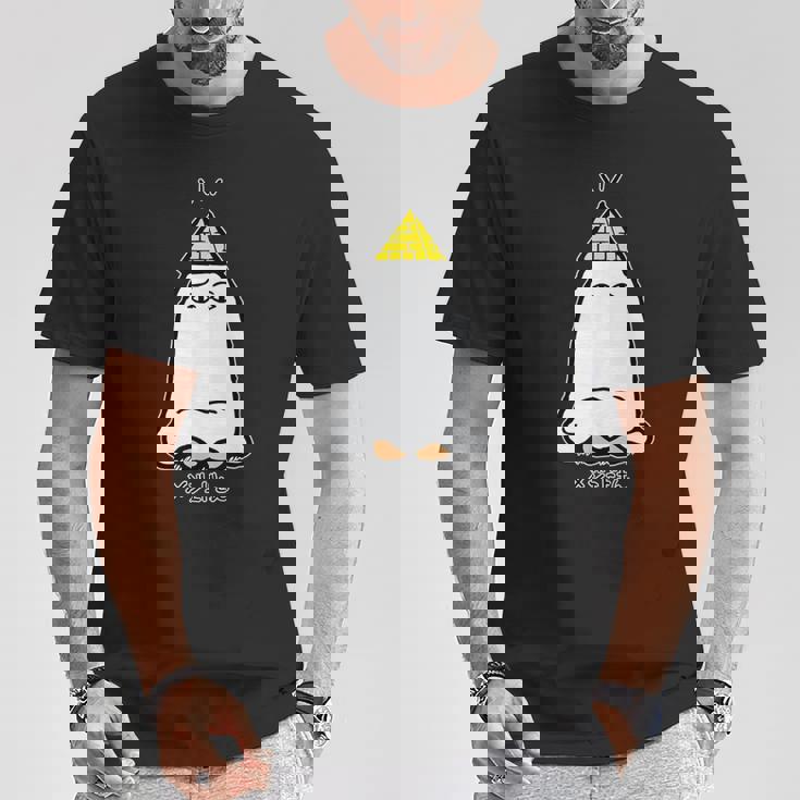 正座するメジェドさん Tシャツ 面白い贈り物