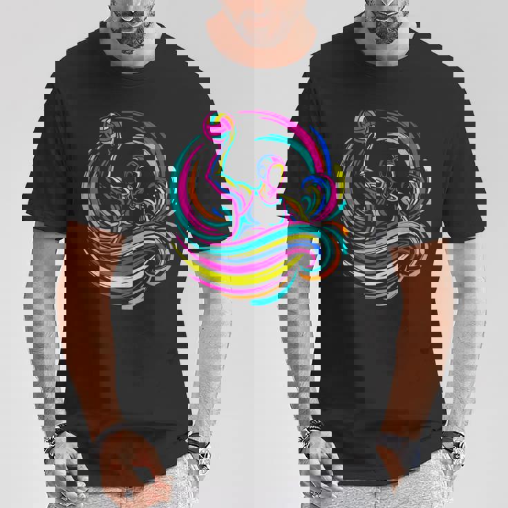 水球選手 スチームウェーブ Tシャツ 面白い贈り物