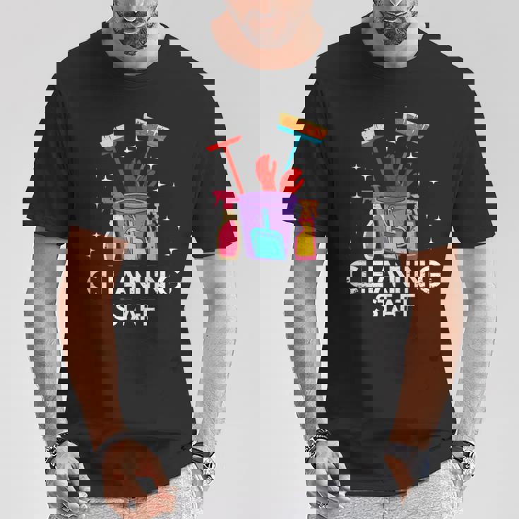 清掃スタッフ ハウスキーパー クリーナー ハウスキーピングスタッフ Tシャツ 面白い贈り物