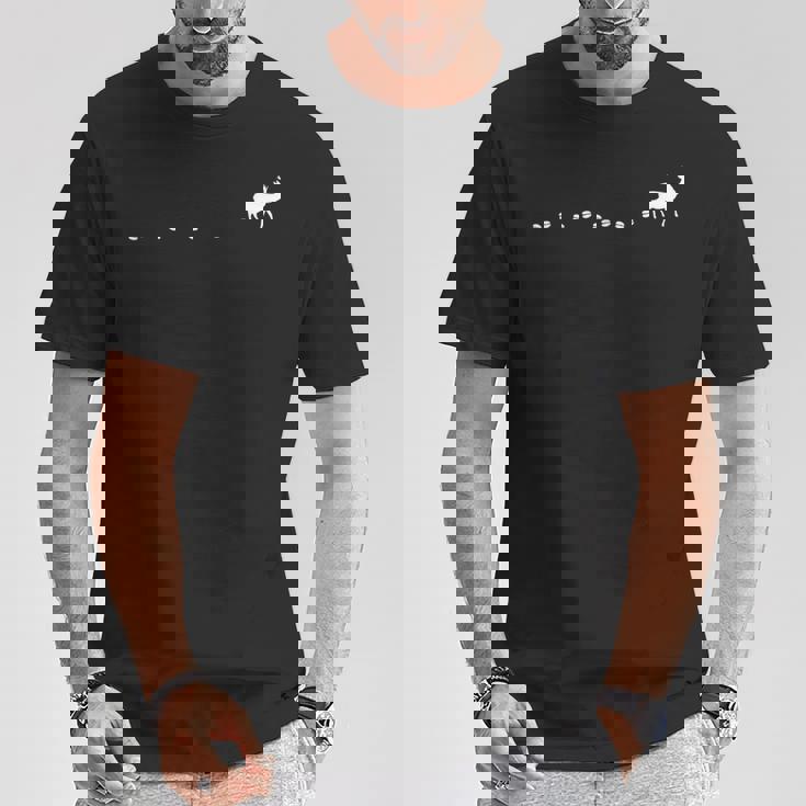 狩猟 鹿 卵 鹿 トレイル トレイル ハンティング 服 ハンター Tシャツ 面白い贈り物