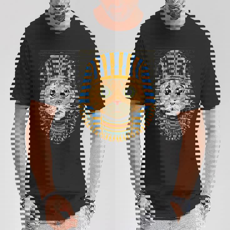 猫 エジプトファラオ 歴史家 考古学者 Tシャツ 面白い贈り物