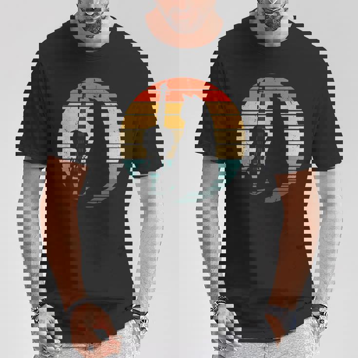 猫とバイオリン 楽器 面白い子猫愛好家 Tシャツ 面白い贈り物