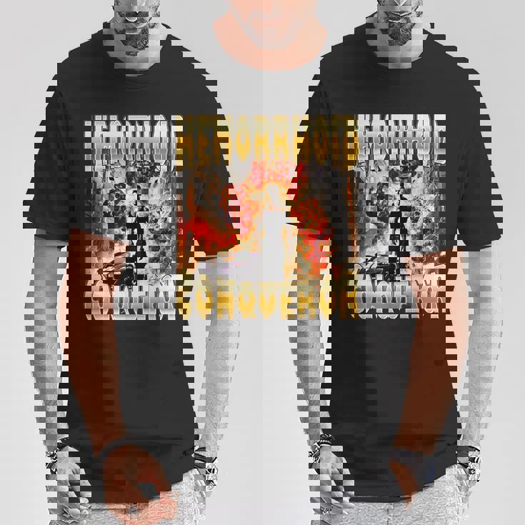 痔 征服者 ジョーク 攻勢 奇妙 面白い ミーム クリンジ Tシャツ 面白い贈り物