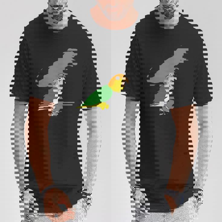 白腹 ケーク T-Rex 鳥ミーム 恐竜オウム 長袖tシャツ Tシャツ 面白い贈り物