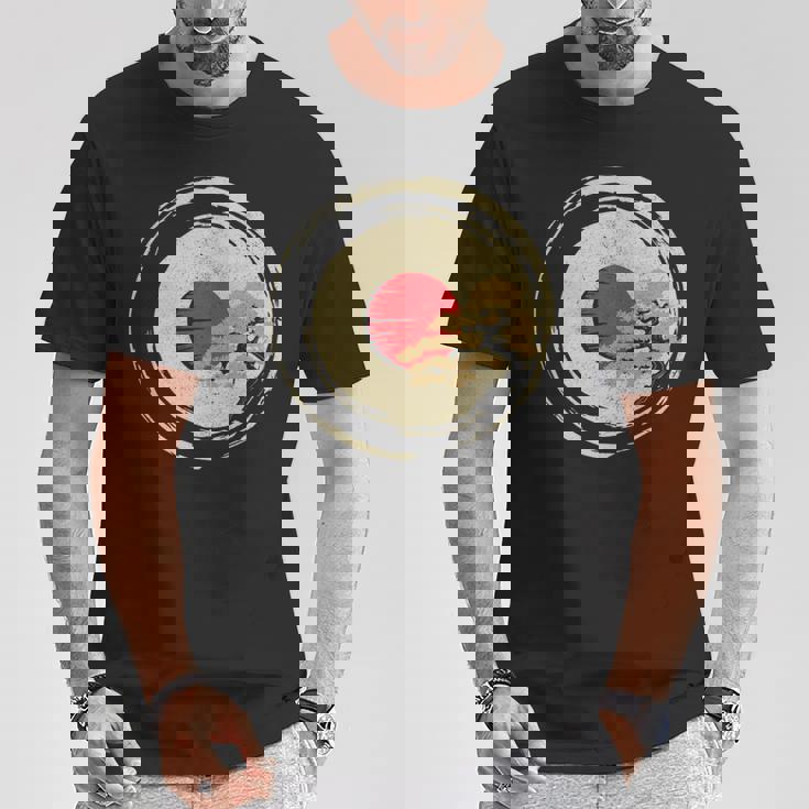 盆栽日本禅tシャツ 長袖tシャツ Tシャツ 面白い贈り物