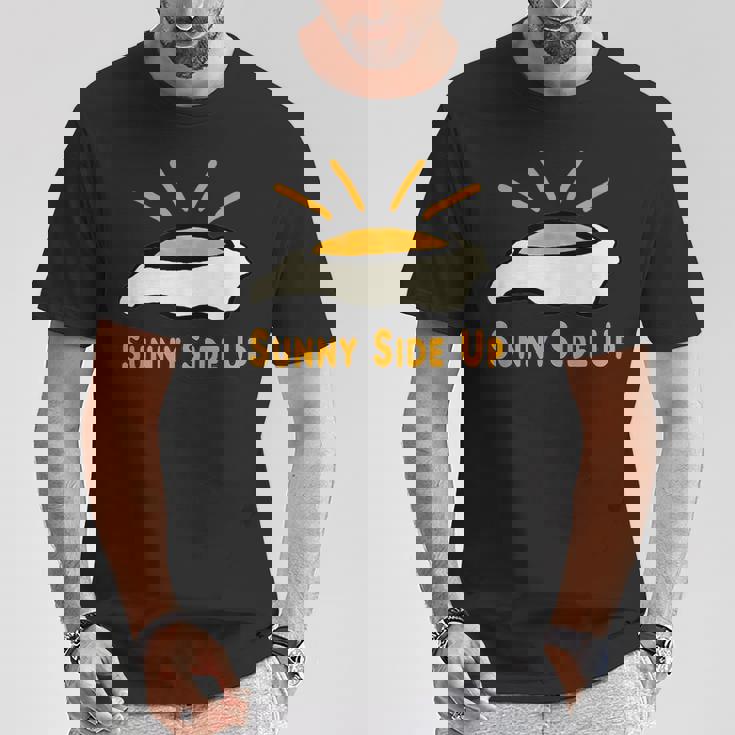 目玉焼き サニーサイドアップ Tシャツ 面白い贈り物
