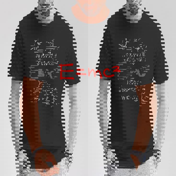相対性理論 E Mc2 理論式 物理学研究 Tシャツ 面白い贈り物
