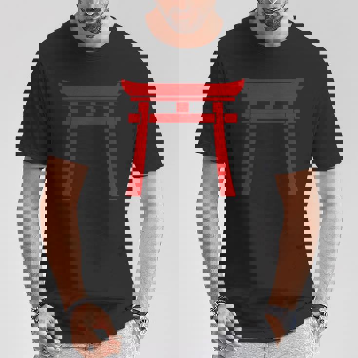 神戸鳥居門シンボル 神道日本門 Tシャツ 面白い贈り物