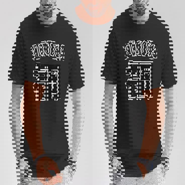 福岡 Fukuoka（チームユニフォーム風）【47都道府県】ジモtティ 地元愛 お土産 面白い おしゃれ Tシャツ 面白い贈り物