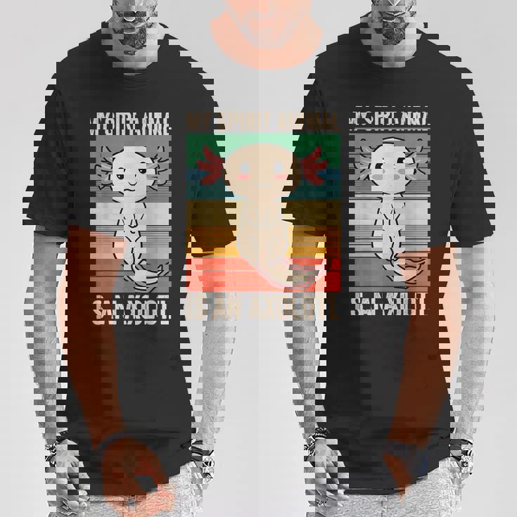 私のスピリットアニマルはウーパールーパーかわいいアホロートルキッズ Tシャツ 面白い贈り物