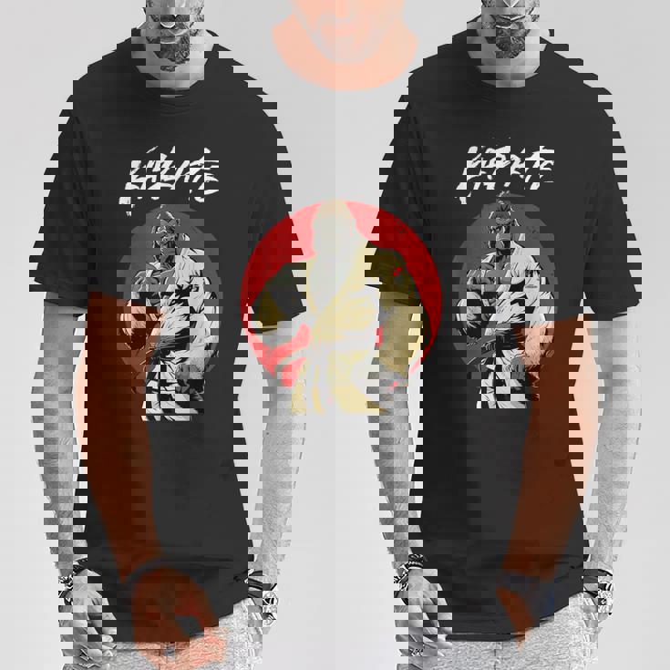 空手ゴリラ カラテカ 少年少女空手ゴリラ Tシャツ 面白い贈り物