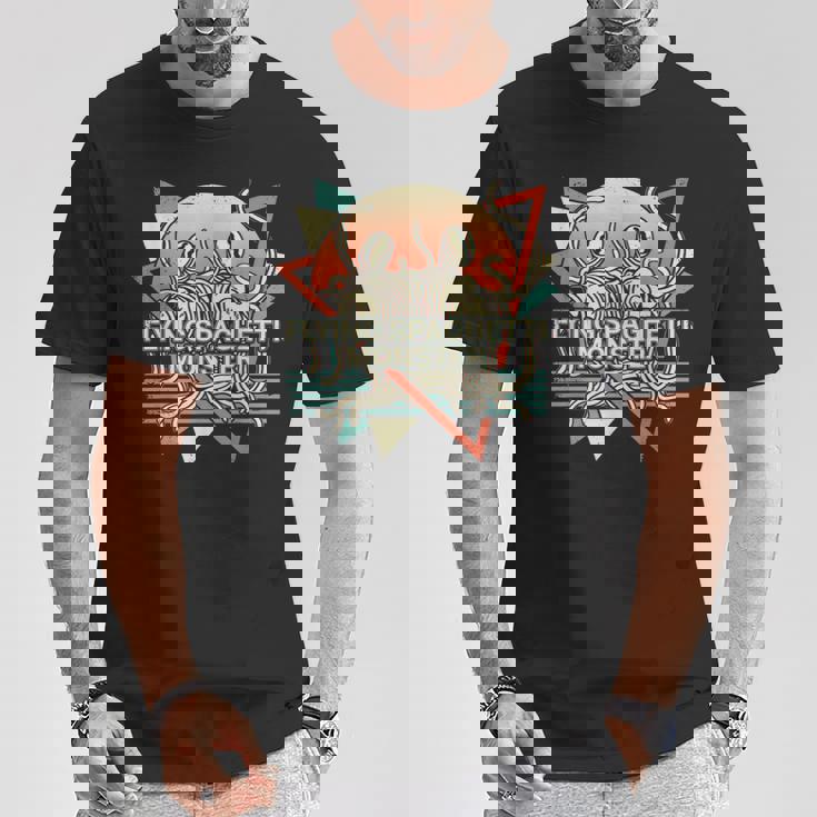 空飛ぶスパゲッティモンスター Fsm パスタファリアンレトロ Tシャツ 面白い贈り物