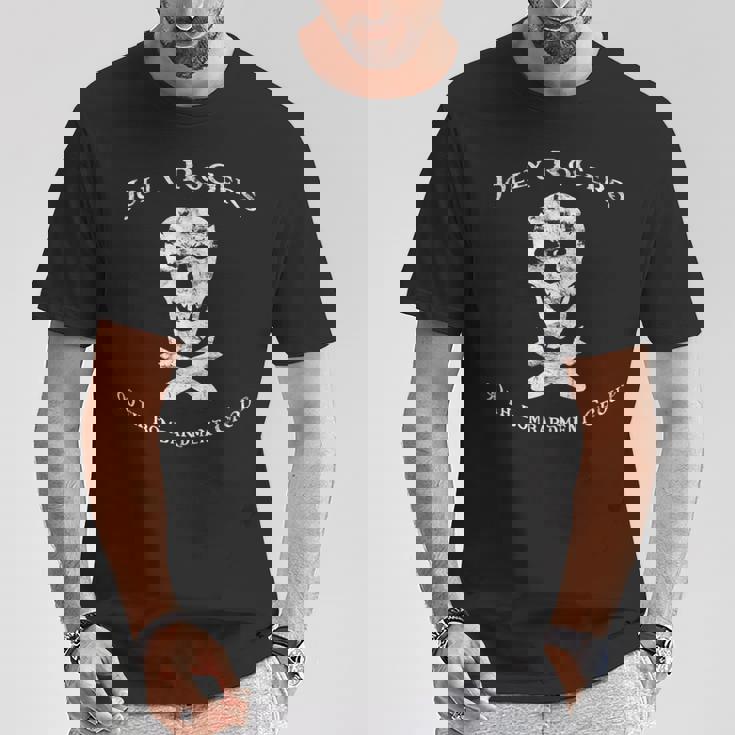 第90回爆撃グループ Jolly Rogers 第二次世界大戦 ビンテージグラフィックス 長袖tシャツ Tシャツ 面白い贈り物