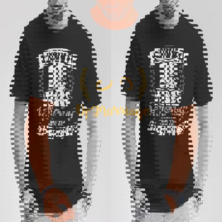 結婚10年目の超大国10年目の結婚記念日 長袖tシャツ Tシャツ 面白い贈り物