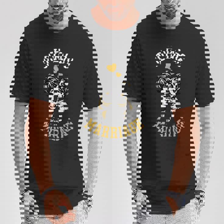 結婚30年 結婚30周年 結婚記念日 かわいい 面白い Tシャツ 面白い贈り物