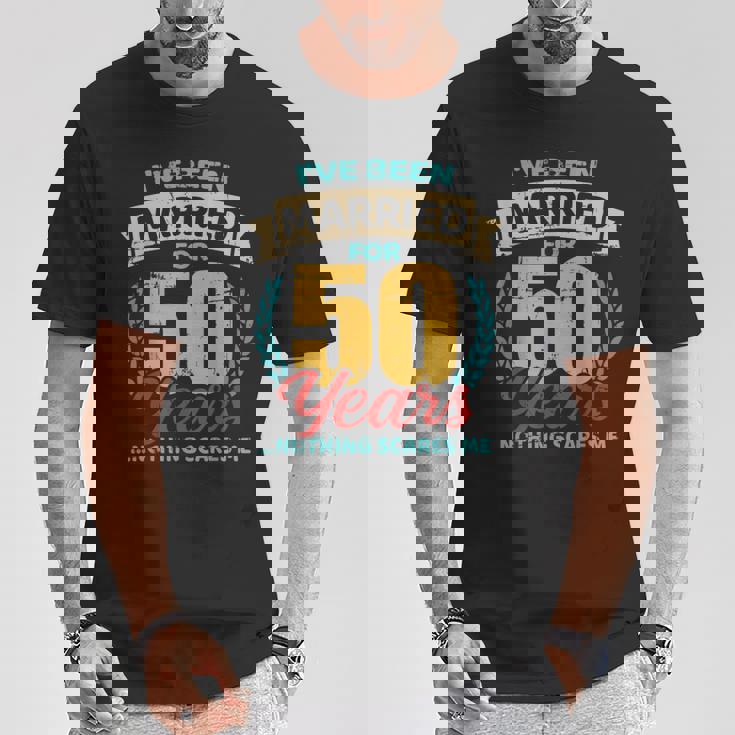 結婚50年目 結婚50周年 Tシャツ 面白い贈り物