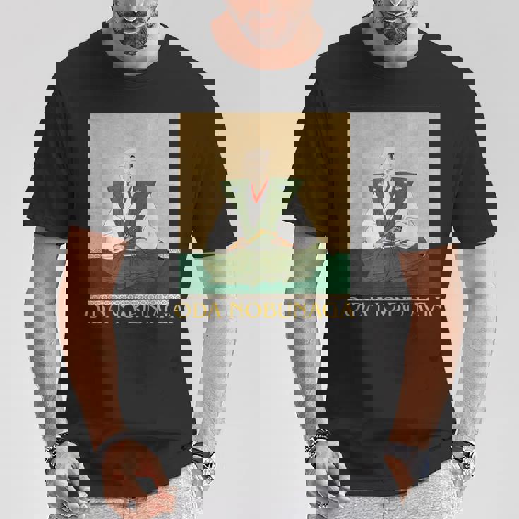 織田信長 日本の歴史上の武将 浮世絵 Tシャツ 面白い贈り物