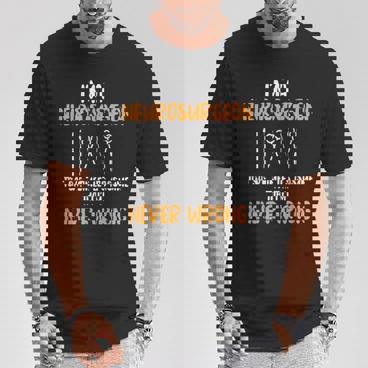 脳神経外科医 脳内科医専門医 神経系専門家 Tシャツ 面白い贈り物