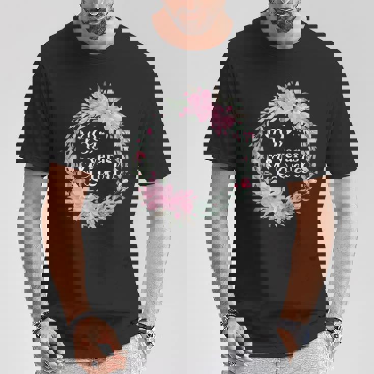 花柄 69歳 誕生日 男性 女性 還暦 Tシャツ 面白い贈り物