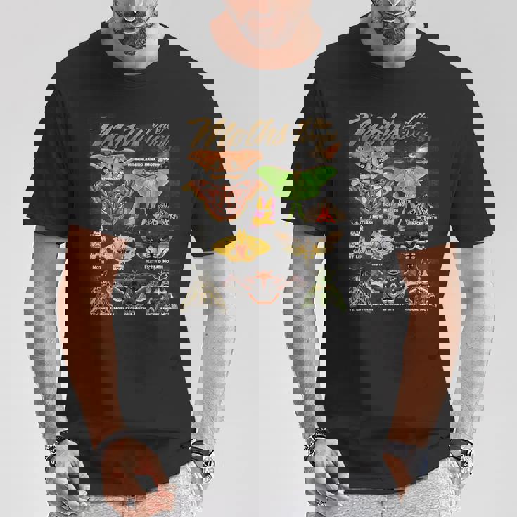 蛾 世界の動物 知育 昆虫 蛾好き Tシャツ 面白い贈り物