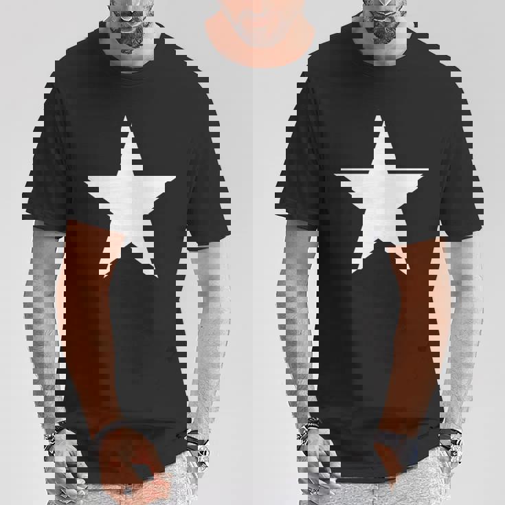 複数の色の白い星 長袖tシャツ Tシャツ 面白い贈り物