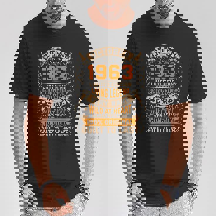 誕生日 オリジナル 1963年10月 Tシャツ 面白い贈り物