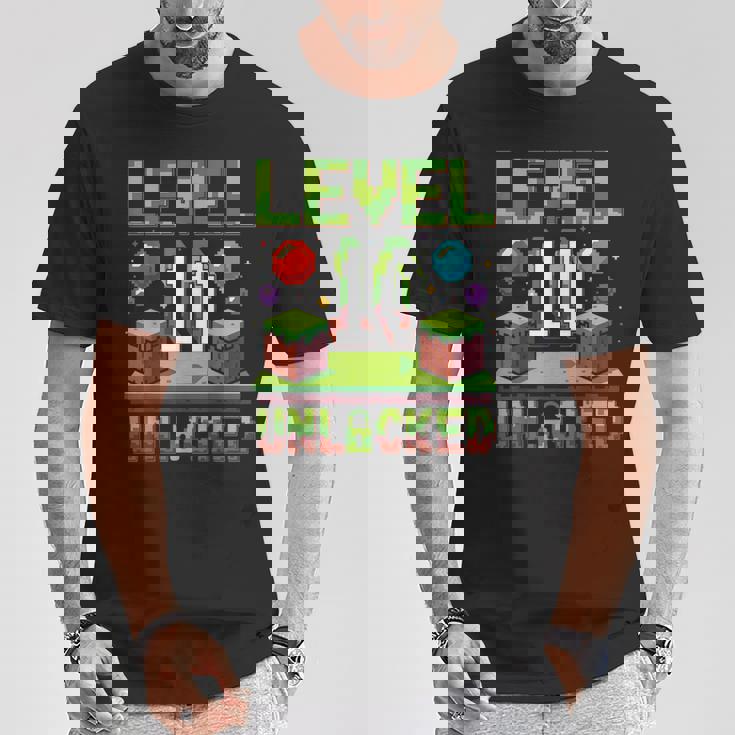 誕生日 男の子 シャツ レベル 10 ロック解除 10歳の誕生日 男の子 Tシャツ 面白い贈り物