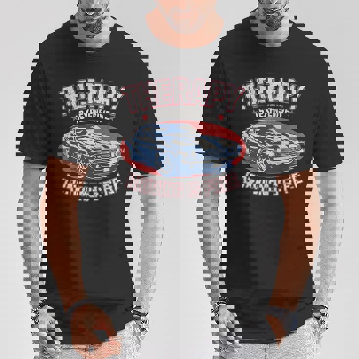 車 面白いtシャツ 自動車 おもしろ ネタ 文字入り 大人 メンズ おもしろグッズ 車いじり ドライブ 英語 長袖tシャツ Tシャツ 面白い贈り物