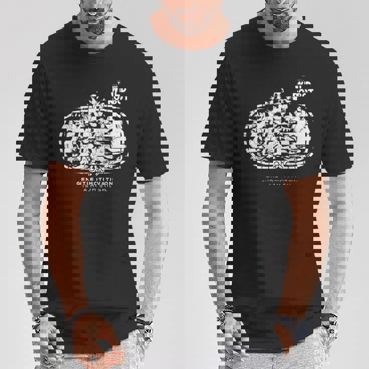 野生の島のロズ Gentle Parenting 長袖tシャツ Tシャツ 面白い贈り物