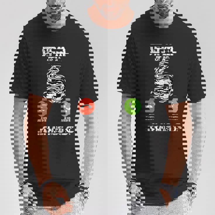 釣りウナギ漁師 Tシャツ 面白い贈り物