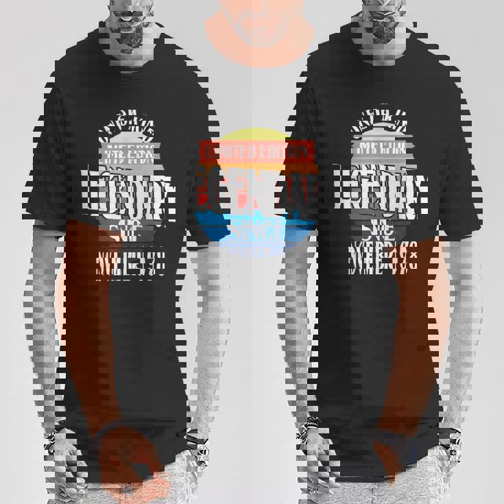 限定版 1978 年 11 月の誕生日以来の伝説 Tシャツ 面白い贈り物