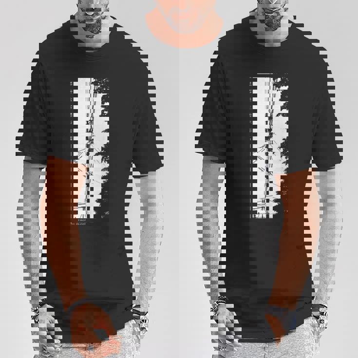 電柱 日本の アニメ ストリートウェア レトロな 雰囲気 Tシャツ 面白い贈り物