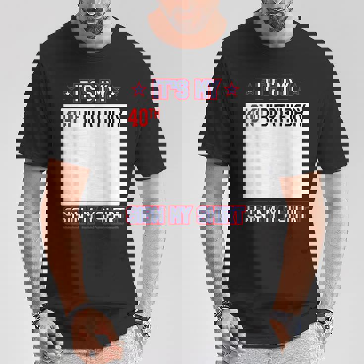 面白い40歳の誕生日のアイデア It's My 40Th Birthdayign My Tシャツ 面白い贈り物