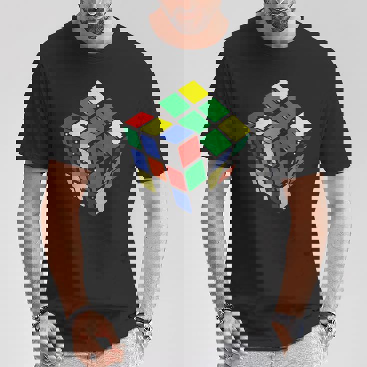 面白いオタクシェルドンパズルキューブ数学科学教師オタク Tシャツ 面白い贈り物