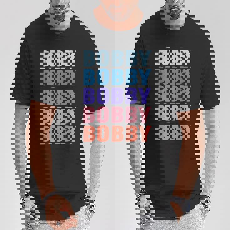 面白いギフト名 ボビー 名前入り Tシャツ 面白い贈り物