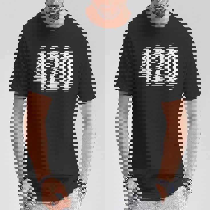 面白いマリファナ-目の錯覚 420 Tシャツ 面白い贈り物