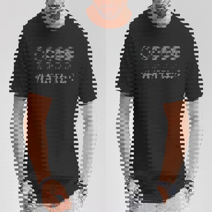 面白い写真、レンズカメラ愛好家 写真家 Tシャツ 面白い贈り物