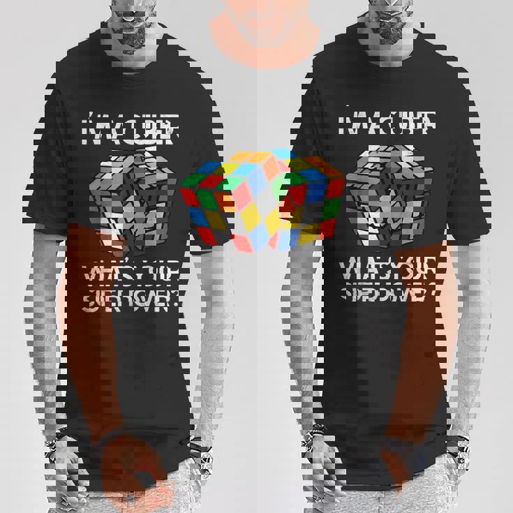 面白い数学愛好家ルービックキューブ愛好家数学教師 Tシャツ 面白い贈り物