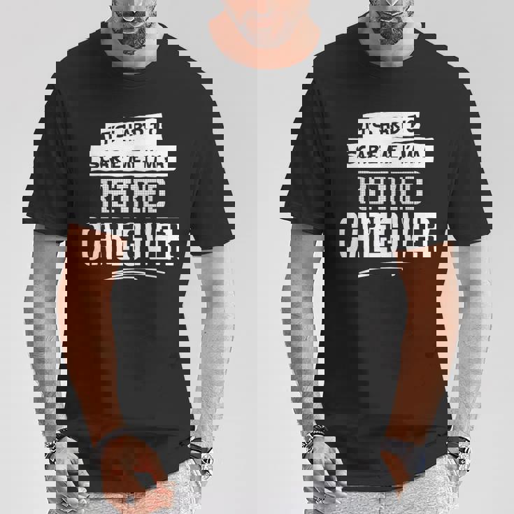 面白い退職介護用シャツ 男女兼用 Tシャツ 面白い贈り物