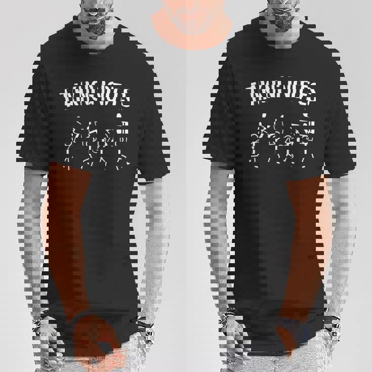 面白い音楽愛好家 音符 ギフト 長袖tシャツ Tシャツ 面白い贈り物