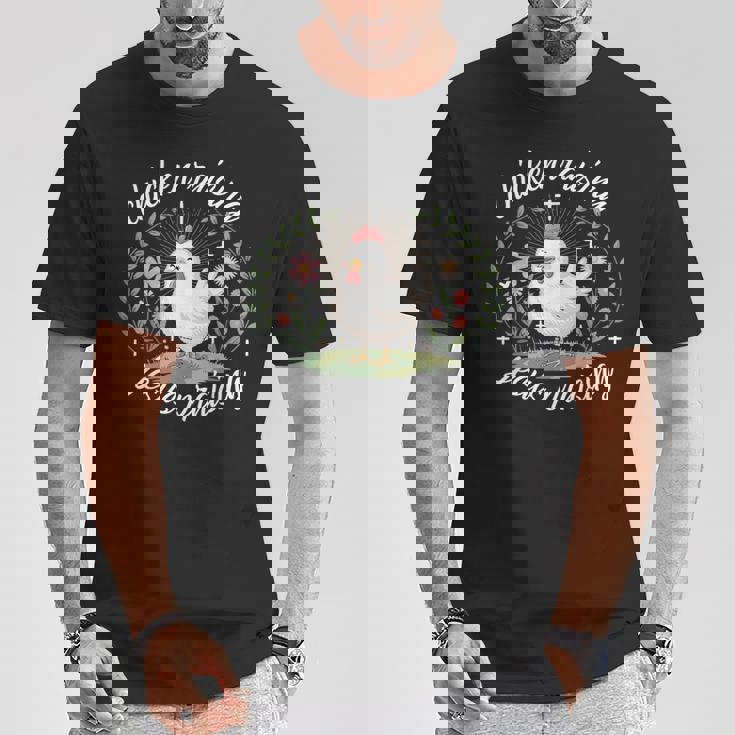 鶏を育てる イエス 賛美 おかしな農家 キリスト教の信仰 Tシャツ 面白い贈り物