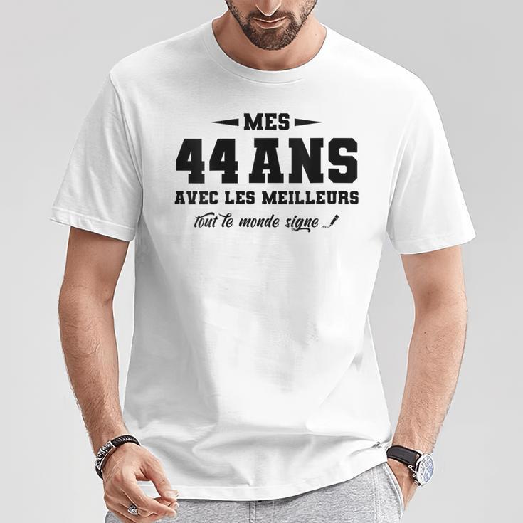 Àigner Anniversaire 44 Ans Cadeau Anniv 44 Ans T-Shirt Cadeaux drôles