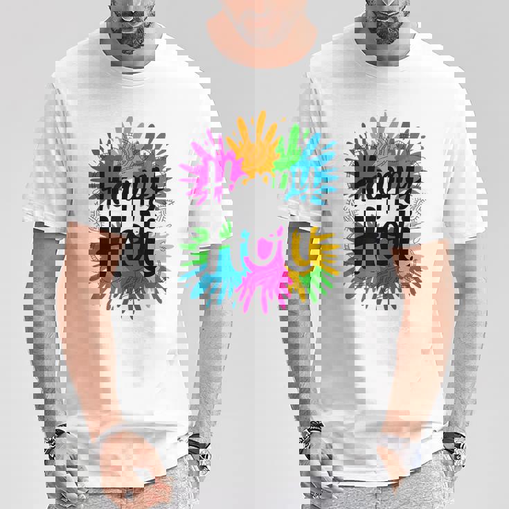 Bura Na Mano Holi Hai India Hindu Colors Happy Holi Festival Tシャツ 面白い贈り物